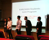ISEB学生セッションでのJAXA発表者